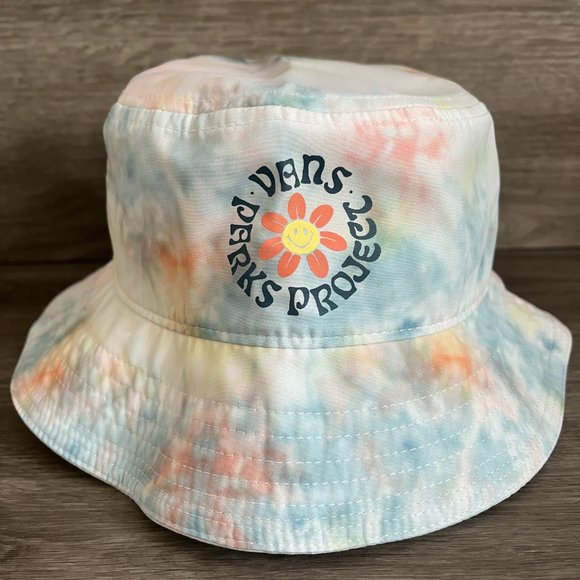Vans Parks Project Leave It Better Than You Found It Tie Dye Bucket Hat NWT - Picture 2 of 5